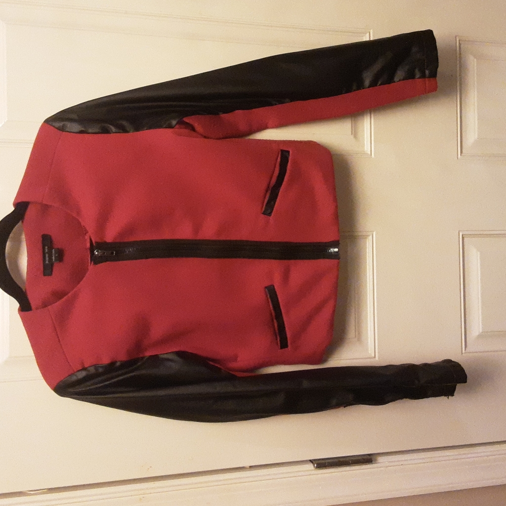 Women's 2 tone jacket sz lg juniors